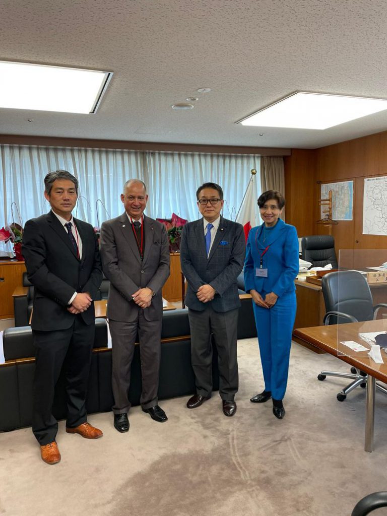 Meeting with H.E. Kiyoshi Ejima, Senior State Minister of the Ministry of Trade, Economy, and Industry of Japan