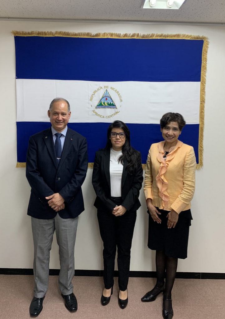 Meeting with Ms. Claudia Perez, Chargé d’Affaires of the Embassy of Nicaragua