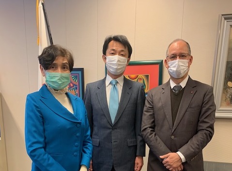 Meeting with H.E. Teiji Hayashi, Ambassador and Director General of the Latin American and Caribbean Bureau of the Ministry of Foreign Affairs of Japan