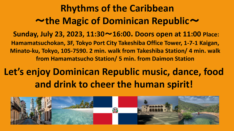 Flyer-Rhythms of Caribbean: The Magic of Dominican Republic