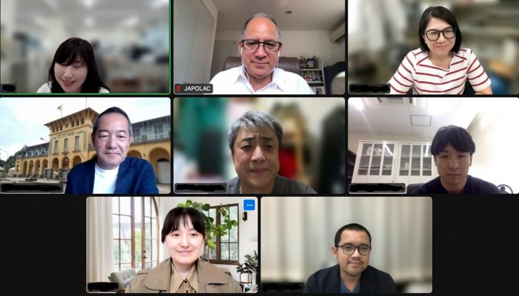 Online Coordination Meeting for International Career Seminar at Utsunomiya University