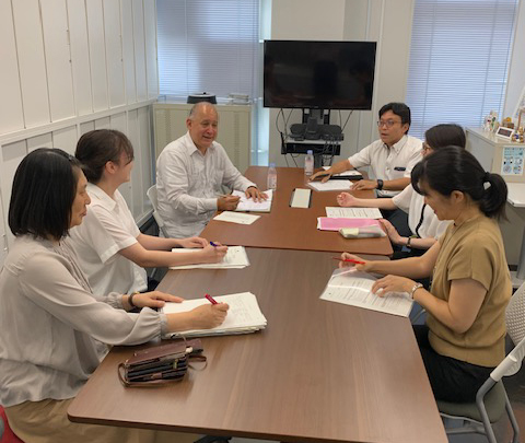 Working Meeting at Chiba University