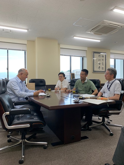 Working Meeting with the School of Medicine at Chiba University